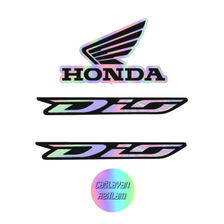 Honda Dio HOLOGRAM Grenaj Sticker Set