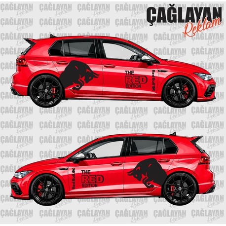 RedBull Red Editon Sticker Set