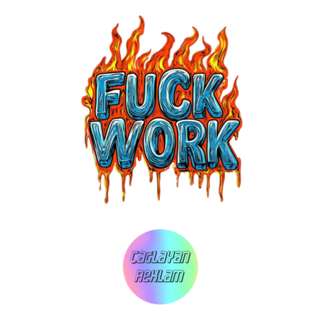  Work Araba, Motorsiklet, Kask, Laptop, Cam Sticker