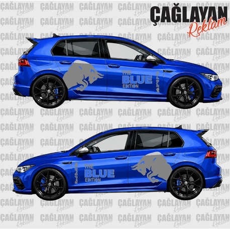 RedBull Blue Editon Sticker Set