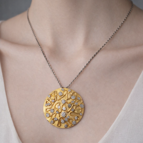 Shield of Time Necklace