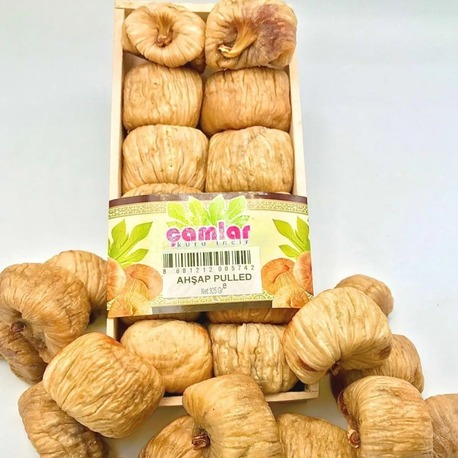 Çamlar Doğal Kuru Incir Jumbo Boy Ahşap Tabak 325 Gr
