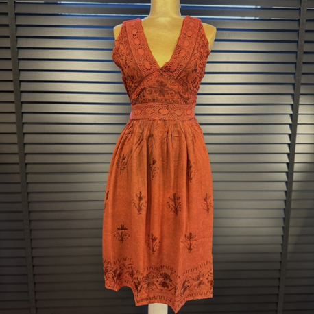 İthal %100 Rayon İpeksi Elbise