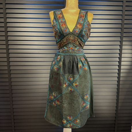 İthal %100 Rayon İpeksi Elbise 
