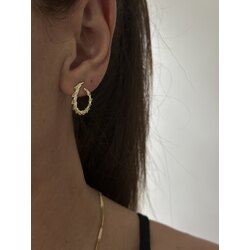 Xuping 14k Asos küpe (1,7cm)