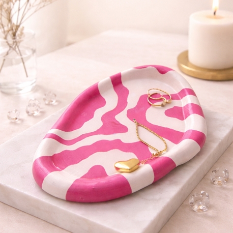 Pembe Dekoratif Tabak