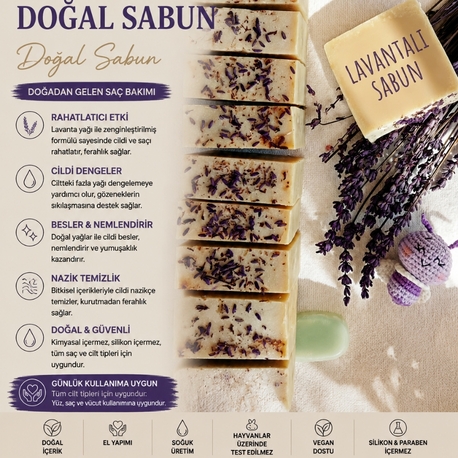 Lavantalı Doğal Sabun 
