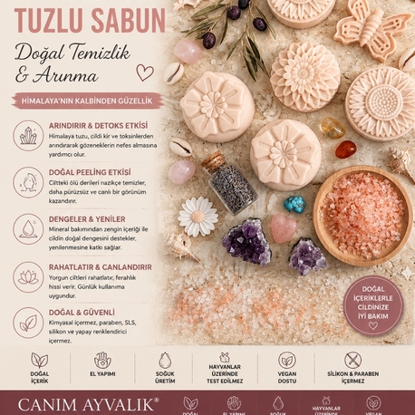Himalaya tuzu ve At kestanesi yağli Sabun 