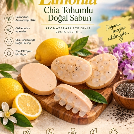 Limon yağli aromaterapi sabunu