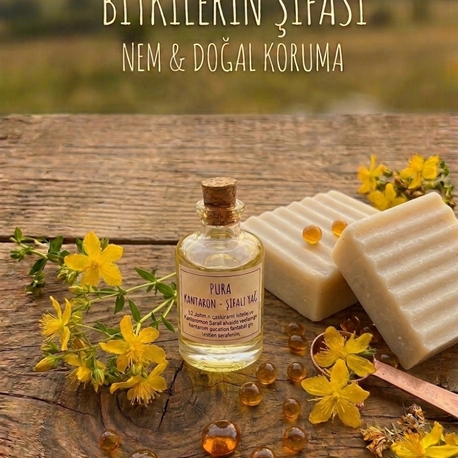 Kantaron yağli doğal sabun 
