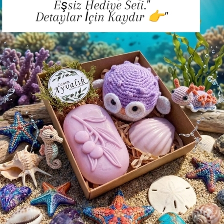 Sabun & Amigurumi Hediye Paketi
