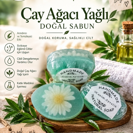 Çay ağacı yağli Aromaterapi sabunu 