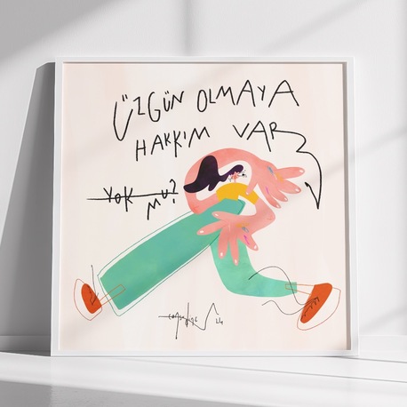 ‘Üzgün Olmaya Hakkım Var’ Poster