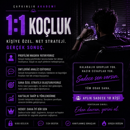  1:1 Koçluk (Sınırlı Kontenjan)