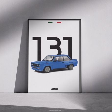 Fiat 131 Abarth Duvar Posteri