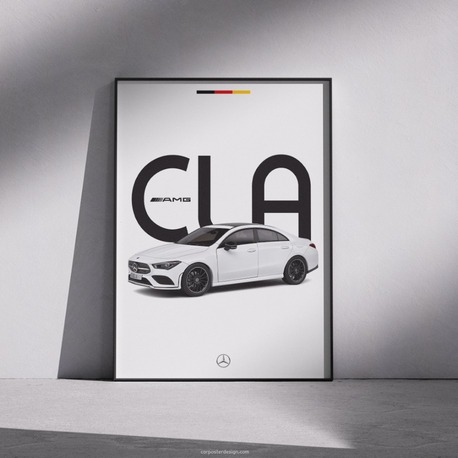 Mercedes Benz CLA AMG Duvar Posteri