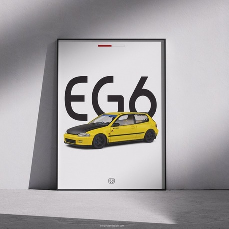 Honda Civic EG6 Spoon Duvar Posteri