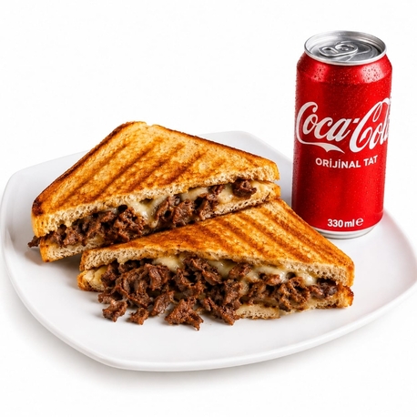 Kavurmalı Tost + 330 ml cola 