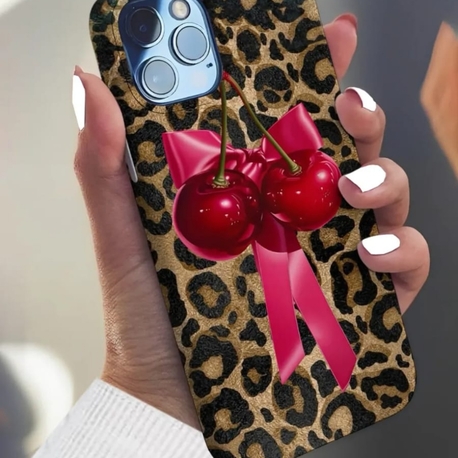 cherry leopard CASE