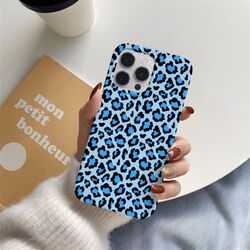 leopar mavi desenli kılıfımiz