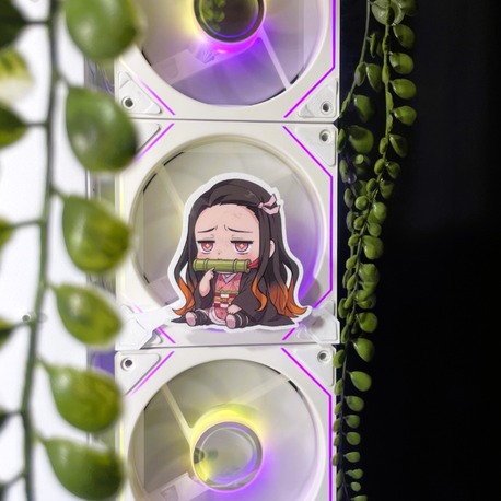 Nezuko 120x120 mm Mıknatıslı Fan Kapağı