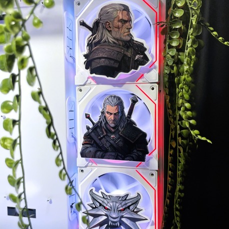 Witcher Üçlü Set 120x120 mm Mıknatıslı Fan Kapağı