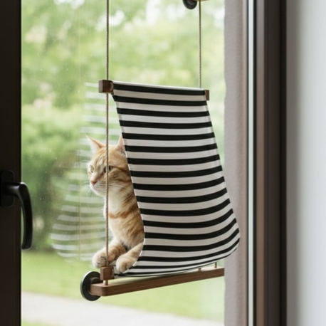 Pencere Önü Kedi Hamağı