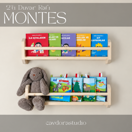 2'li Duvar Rafı - Model: MONTES