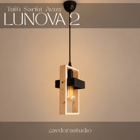 Tekli Sarkıt Avize - Model: LUNOVA 2