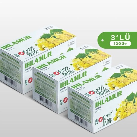 DVD Lokman Aktar Ihlamur Çay 20 Adet Poşet Çay 40 Gr x 3 Adet