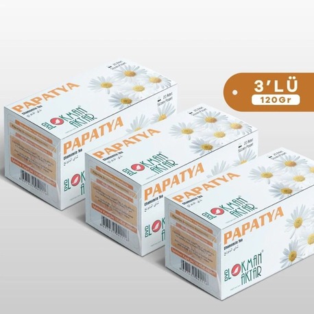 DVD Lokman Aktar Papatya Çay 20 Adet Bardak Poşet Çay 40 Gr x 3 Adet