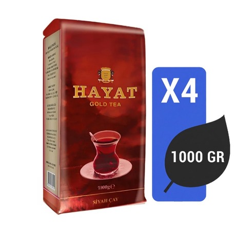 Güzel Çay Hayat Gold Tea 1000 Gr X 4 Adet