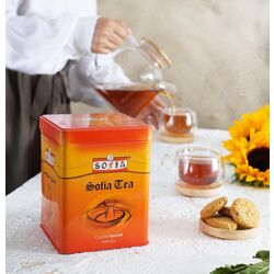 Sofia Tea 450gr Seylan Teneke Kutu Çay 1. Kalite Siyah Çay  