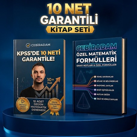 Cebiradam Video Çözümlü 10'lu Deneme Seti + Özel Sınav Notları