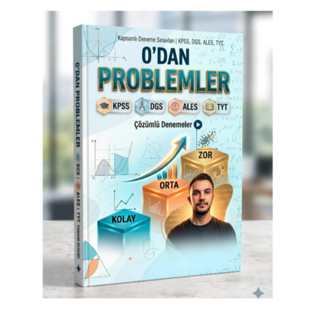 0'dan Problemler Çözümlü Deneme E-Kitabı (TYT-KPSS-DGS-ALES)