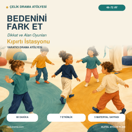 Bedenini Fark Et – Kıpırtı İstasyonu 48–72 Ay Okul Öncesi Yaratıcı Drama Atölyesi