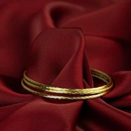 Gold Kaplama 3'lü Ajda bilezik  
