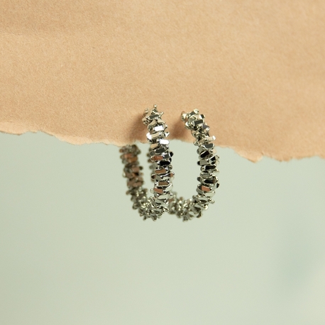 Silver Zigzag Küpe