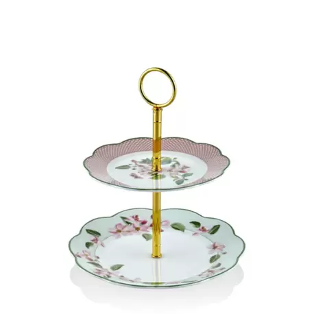 Tea Delight 2 Katlı Kek Standı