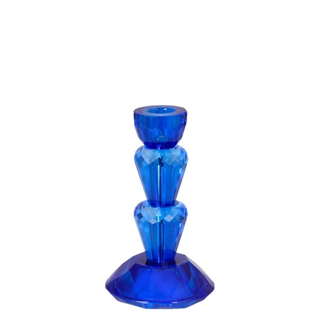 Blue Kristal Şamdan Küçük Boy 