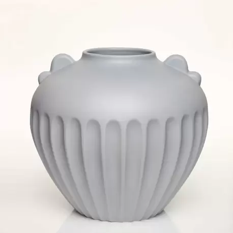 Vitale AntıQue Gri Vazo Kısa 24 cm