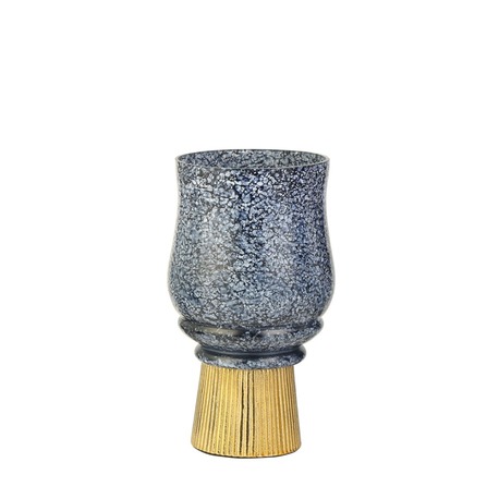 Blue Mozaik Kaideli Vazo Küçük Boy