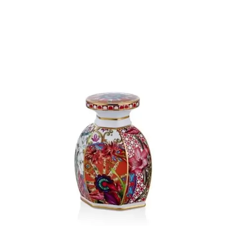 Lilyum Desenli 250 ml Small Exagonal Şise