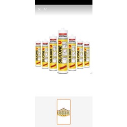 Soudal silikon şeffaf ve beyaz 