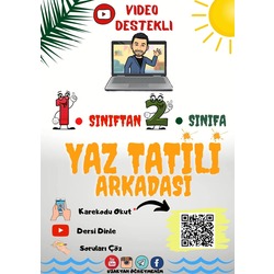 UZAKTAN ÖĞRETMENİM 1. SINIFTAN 2. SINIFA YAZ TATİL ARKADAŞI