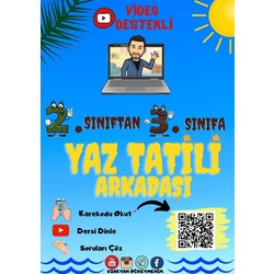 UZAKTAN ÖĞRETMENİM 2. SINIFTAN 3. SINIFA YAZ TATİL ARKADAŞI