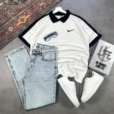 OVERSİZE TSHİRT + BAGGY KOT PANTALON 