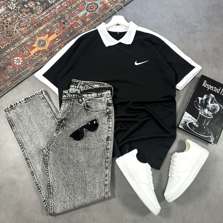 OVERSİZE TSHİRT + BAGGY KOT PANTALON 