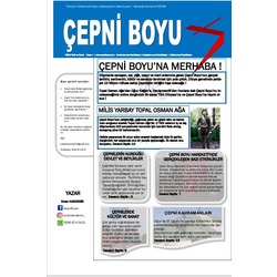 Çepni Boyu Dergisi 1. Sayı