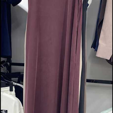 Modal elbise bordo